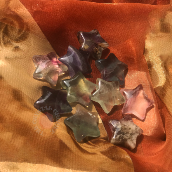 Rainbow Fluorite Stars