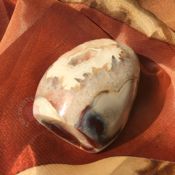 Orca Agate- Carnelian Free Form - Image 2