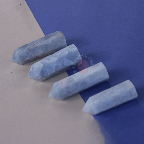 Blue Calcite Towers